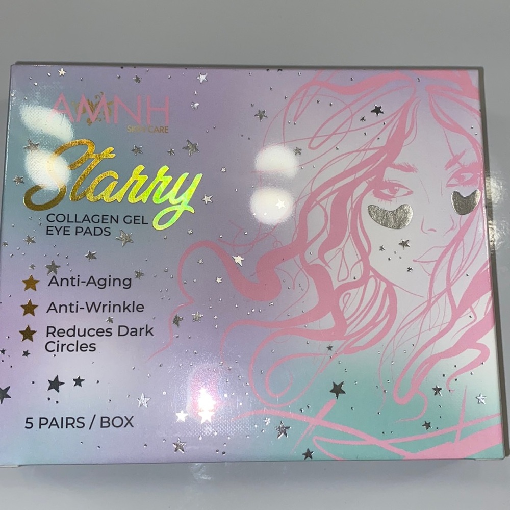 Collagen gel eye pads
